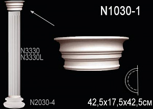 Капитель полуколонны Перфект N1030-1