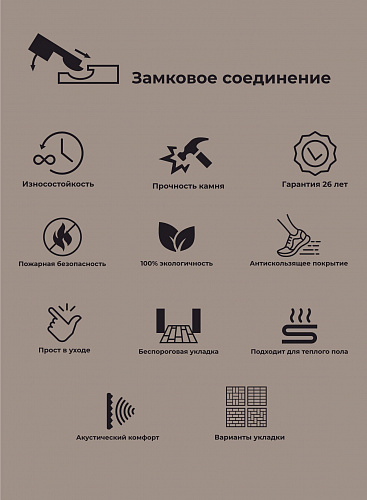 Виниловый SPC Ламинат ХАУС ГМ1082 Дуб Кантри