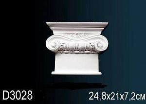 Капитель пилястры Перфект D3028 левая 