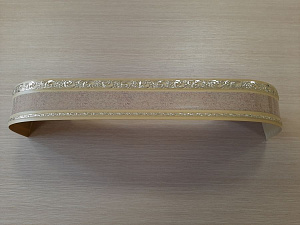 Карниз с поворотом 3р / 2,0 м / ПЕСОК / АЖУР