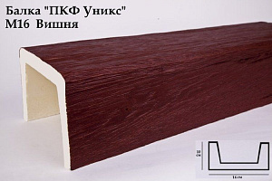 Балка Уникс М16 Вишня 
