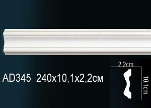 Молдинг Перфект AD345 ГИБКИЙ