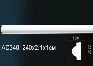 Молдинг Перфект AD340 ГИБКИЙ